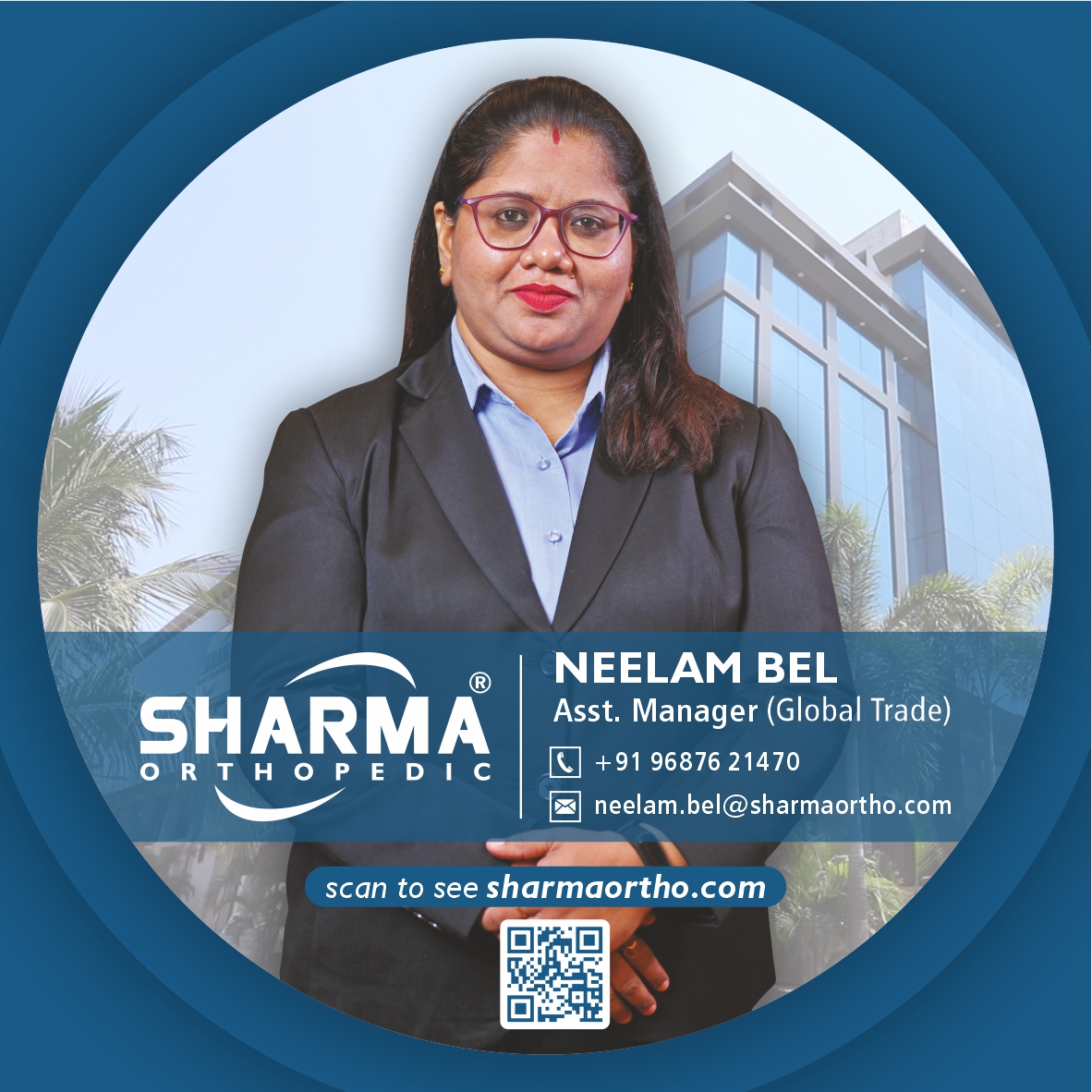 Photo of Neelam Bel – Asst. Manager at Sharma Orthopedic
